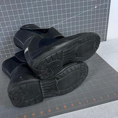 Leather Motorcycle Boots Made in Italy 