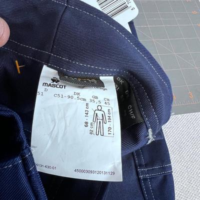 MASCOT Cordura Fabric Work Pants NEW with Tags