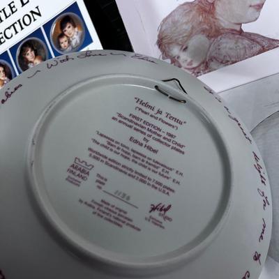 Collector Plates Hibel(3) Women & Child Plus other 