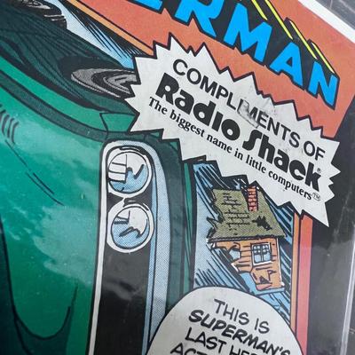 DC Superman Promo Compliments of Radio Shack 