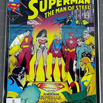 DC Superman "The man of Steel" Funeral for a Friend/3 #20 FEB '93