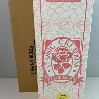 (#70)  Classic Creations Exclusive Handcrafted Aileen Porcelain Doll NIB 