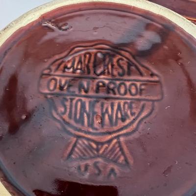 Marcrest Daisy Dot Stoneware Dutch Oven