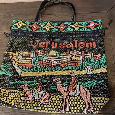Beaded bag from Jerusalem
