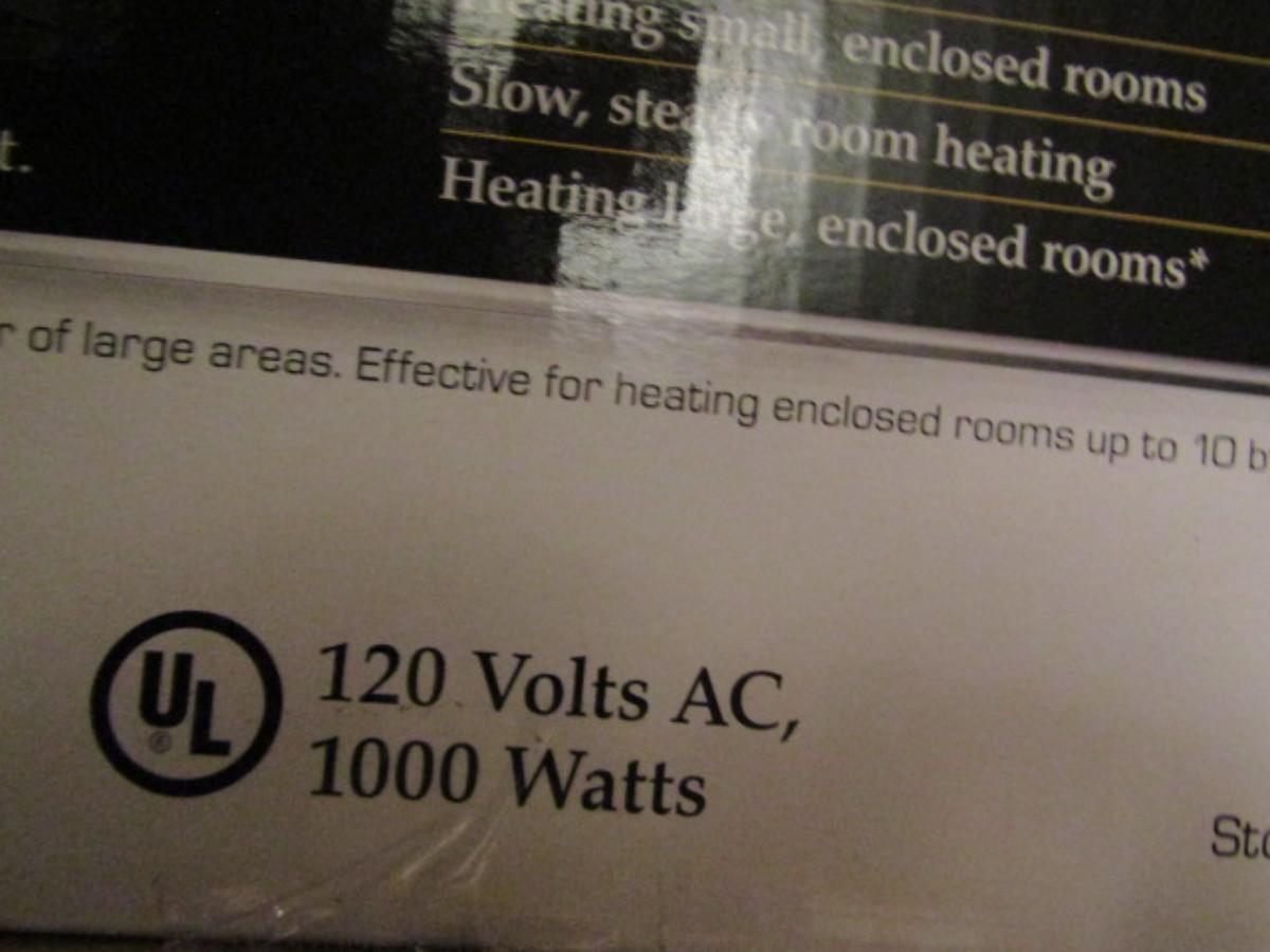Presto Heat Dish Parabolic Electric Heater 1000 Watts