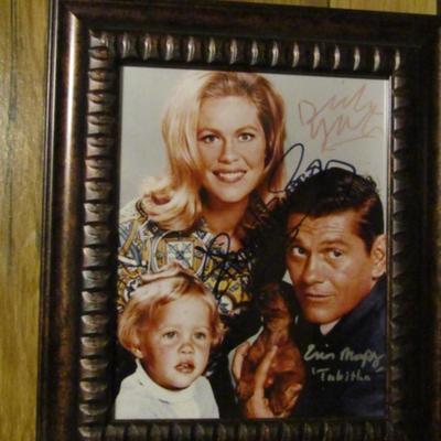 'Bewitched' Photograph-Signed by Cast- Approx 13 1/2
