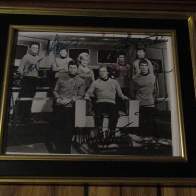 'Star Trek' Original TV Series Photograph Signed by Cast- Approx 11