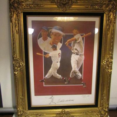 Signed Limited Edition (11/406) Lithograph- Signed by Ted Williams and Christopher Paluso