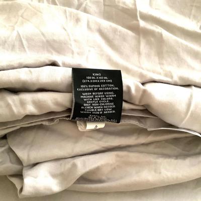 447 "Simply Vera" Vera Wang Grey Sheet Set