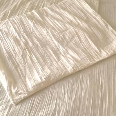 448 Three piece Microfiber Comforter Set with Gray Throw
