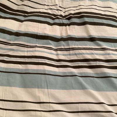 456 Large Blue and Brown Twin Duvet and Sheet Assortment