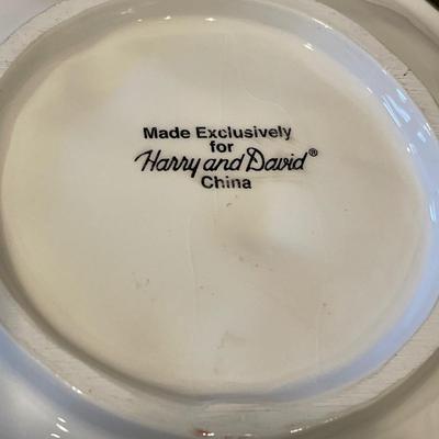 Harry and David bumble bee plate