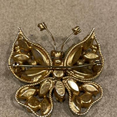 Regency butterfly brooch