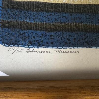 Jack Silverman Signe Numbered Lithograph 24/100