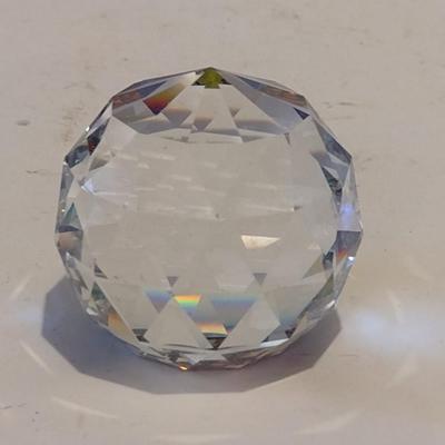 Swarovski Crystal  Paperweight- Approx 2