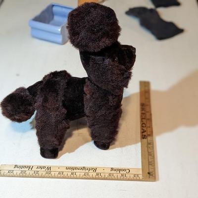 1950's RADIO Ross Poodle Dog Stuffed Animal Toy Vintage Transistor