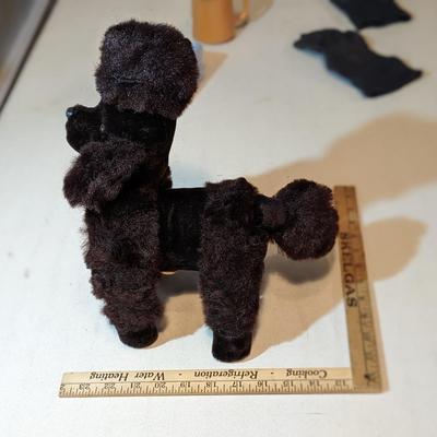 1950's RADIO Ross Poodle Dog Stuffed Animal Toy Vintage Transistor