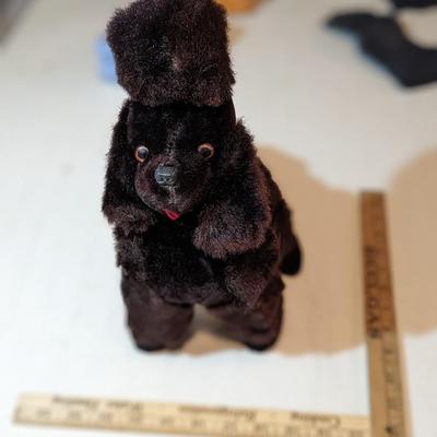 1950's RADIO Ross Poodle Dog Stuffed Animal Toy Vintage Transistor