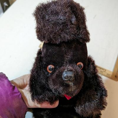 1950's RADIO Ross Poodle Dog Stuffed Animal Toy Vintage Transistor