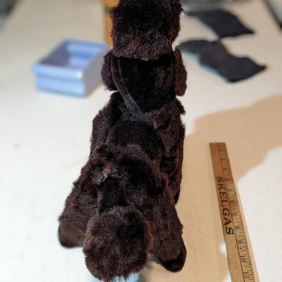 1950's RADIO Ross Poodle Dog Stuffed Animal Toy Vintage Transistor
