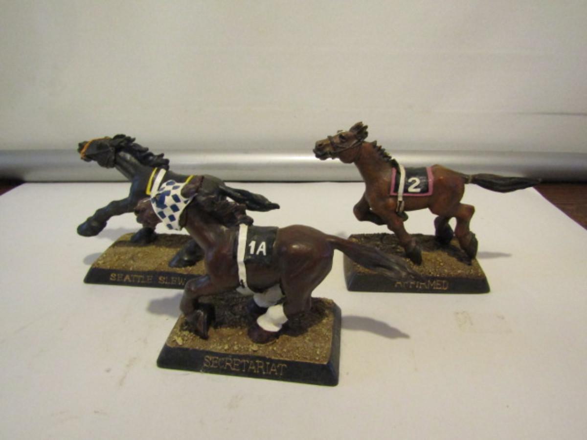 Commemorative Derby Promotions Horse Figurines- Seattle Slew ...