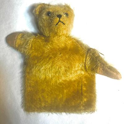 1930's Mohair Bear Hand Puppet