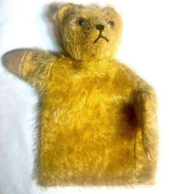 1930's Mohair Bear Hand Puppet