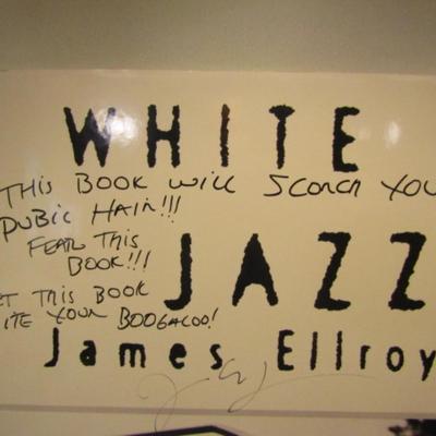 Signed Advertisement for 'White Jazz' by James Ellroy- Approx 15