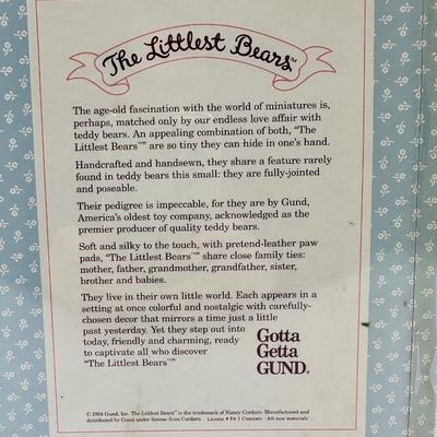 Gund, The Littlest Bears Collectibles, Father and Son 1994