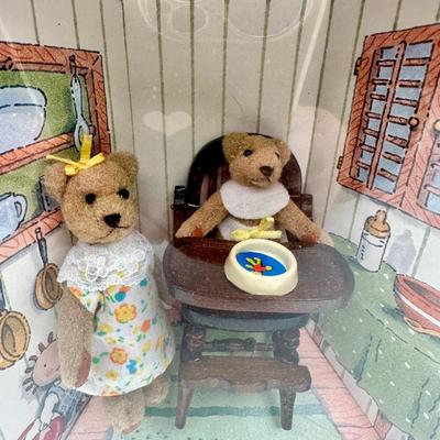 Gund, The Littlest Bears Collectibles, Mother and Baby 1994