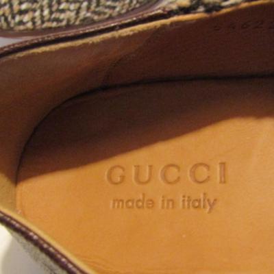 Tweed Wool Gucci Men's Shoes with Box- Size 10