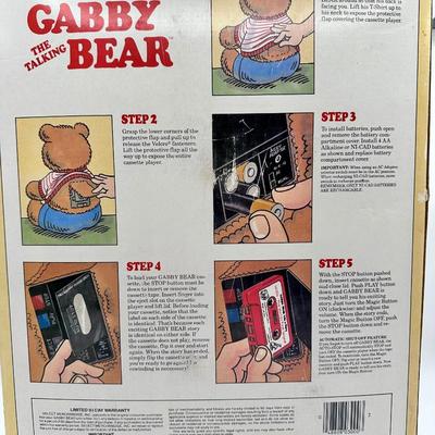 Vintage 1985 Gabby The Talking Bear