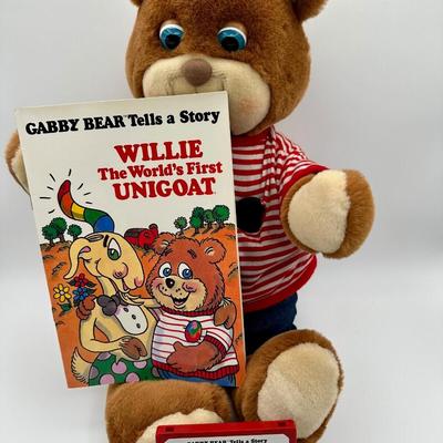 Vintage 1985 Gabby The Talking Bear