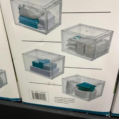 Plastic Shoe Boxes NIB