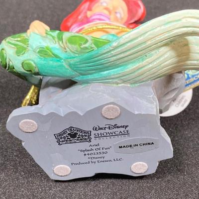 Lot 504/117: Jim Shore's Disney's Showcase Collection: Romantic Waltz & Ariel Splash of Fun