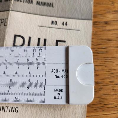 Acu-Math Slide Rule