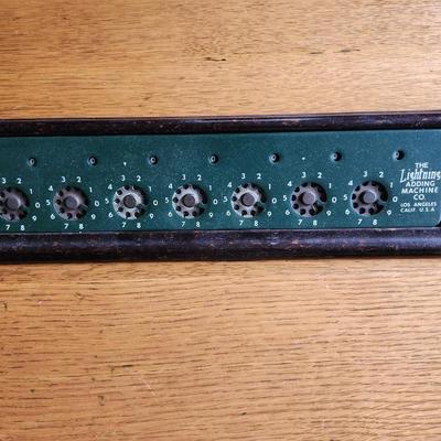 The Lightening Adding Machine