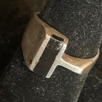 Malachite & Onyx Style Sterling Silver Rings (MB-HS)