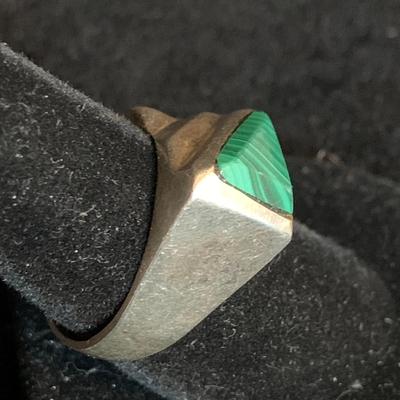 Malachite & Onyx Style Sterling Silver Rings (MB-HS)