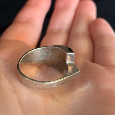 Malachite & Onyx Style Sterling Silver Rings (MB-HS)