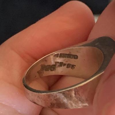 Malachite & Onyx Style Sterling Silver Rings (MB-HS)