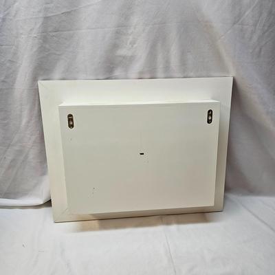 Pair of White Wood Hanging Shelves (BD-JS)