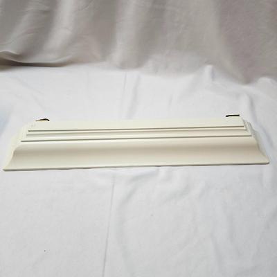 Pair of White Wood Hanging Shelves (BD-JS)