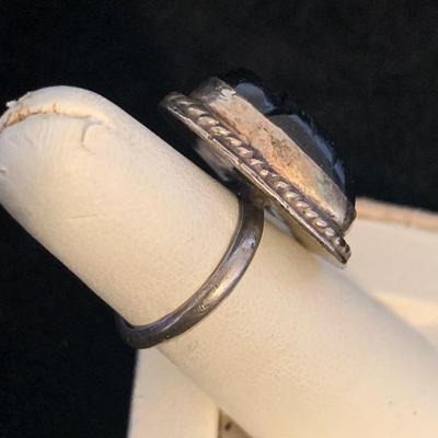 Collection of Sterling Rings with Natural Stones (MB-HS)