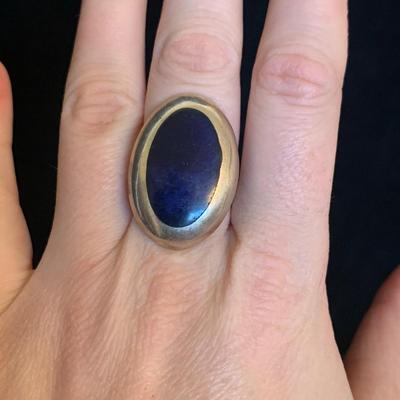 Collection of Sterling Rings with Natural Stones (MB-HS)