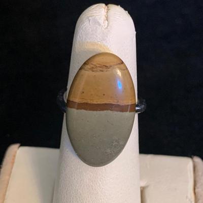 Collection of Sterling Rings with Natural Stones (MB-HS)