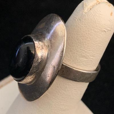 Collection of Sterling Rings with Natural Stones (MB-HS)