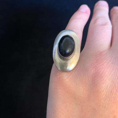 Collection of Sterling Rings with Natural Stones (MB-HS)