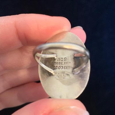 Collection of Sterling Rings with Natural Stones (MB-HS)