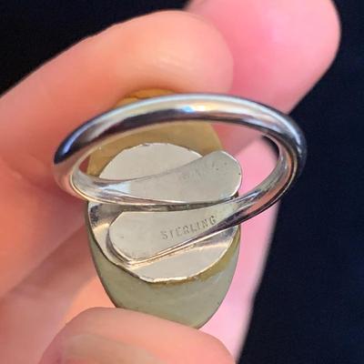 Collection of Sterling Rings with Natural Stones (MB-HS)